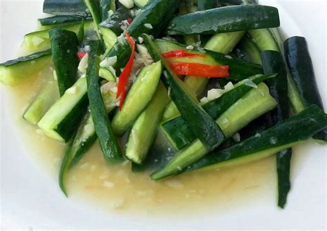 Cucumber Stir Fry Recipe by LeeGoh - Cookpad