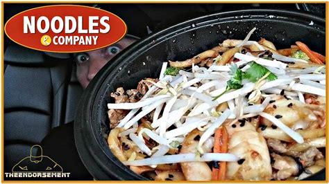 NOODLES & COMPANY® JAPANESE PAN NOODLES REVIEW | STEAK & SHRIMP - YouTube