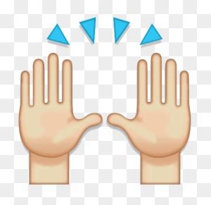 Hand Clipart Emoji - Praise Hands Emoji Png - Free Transparent PNG Clipart Images Download
