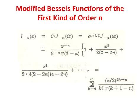 BESSELS EQUATION AND BESSEL FUNCTIONS The differential equation