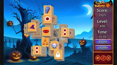 Game Halloween Mahjong - YouTube