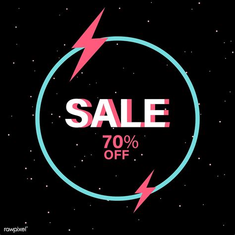 70% off SALE badge vector | free image by rawpixel.com / Peera | Sale logo, Badge, Vector free