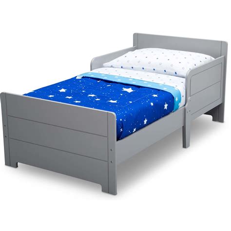 Delta Children MySize Toddler Bed - Grey | BIG W