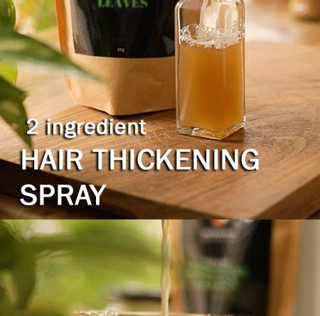 2 INGREDIENT HAIR THICKENING SPRAY - The Little Shine