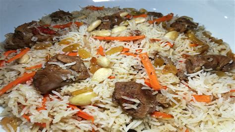 Kabuli Pulao Recipe | Easy to make Tender Meat | Original Afghani recipe by Mayelas Kitchen ...