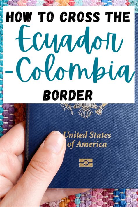 Ecuador to Colombia Border Crossing: The Complete Guide (2023)