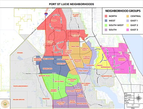 Neighborhood Map In Port St Lucie Florida