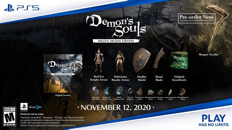 Demon’s Souls remake details Digital Deluxe Edition - Gematsu