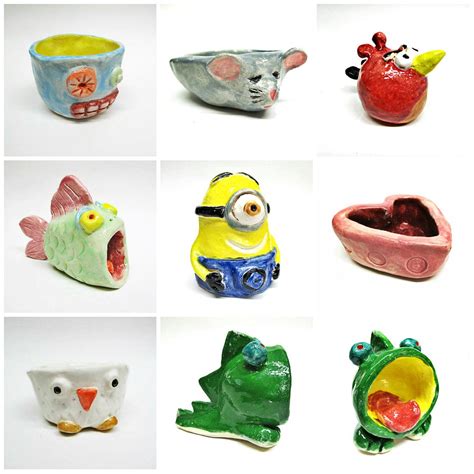 Clay pinch pots, Clay projects for kids, Clay projects