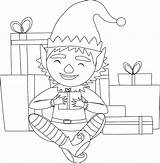 Christmas Elf To Print coloring Page  Download Or Color Online sketch template