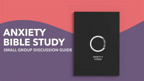 Bible Study on Anxiety and Stress (Free) - For Ministry Resources