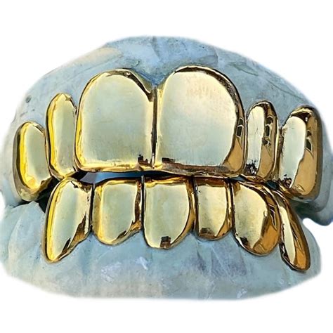 14k Gold Grillz Perm Cut - Etsy