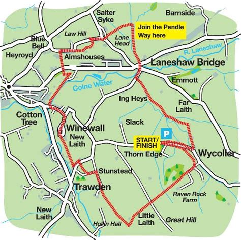 LancashireWalks.com - Wycoller Syke, Waddington, Heys, New Start, Thorn ...