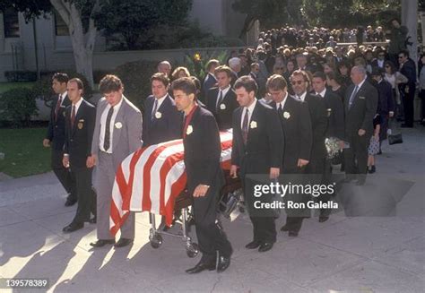 Telly Savala's family attends Telly Savalas' Funeral Service on... News Photo - Getty Images