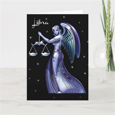 Libra Birthday Card | Zazzle.com