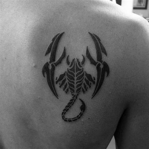 Tribal Scorpion Tattoo Back