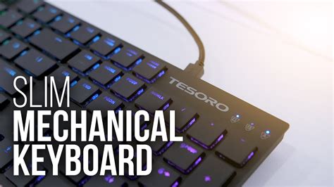 The Slimmest Mechanical Keyboard Around? - YouTube