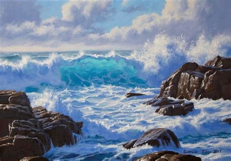 How to Paint a Dramatic Seascape in 5 Easy Steps | Ocean landscape ...