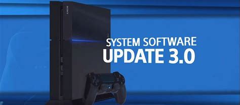 PS4 System Software Update 3.00 releases September 30 - SlashGear