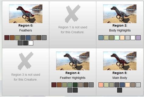 Ark dino color ids