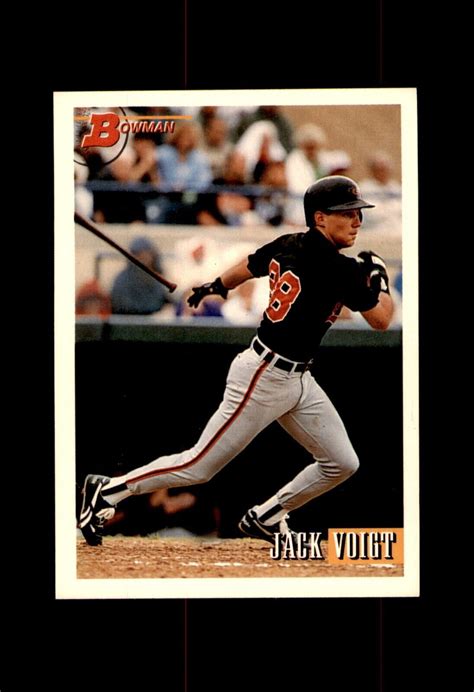 JACK VOIGT #678 BALTIMORE ORIOLES 1993 BOWMAN | eBay