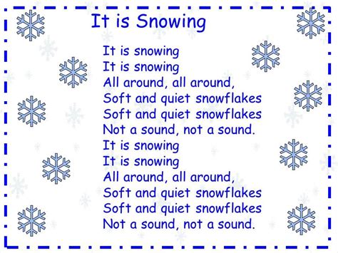 A Teacher's Touch | Kindergarten songs, Preschool songs, Snow song