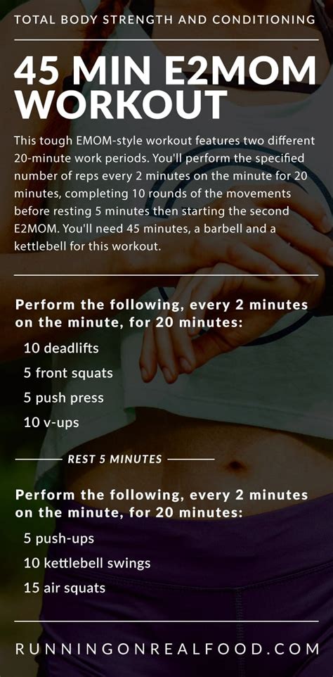 45-Minute EMOM Conditioning Workout - Running on Real Food