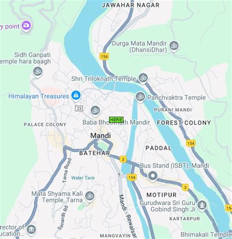 Map of Mandi, Himachal Pradesh, India - Google My Maps