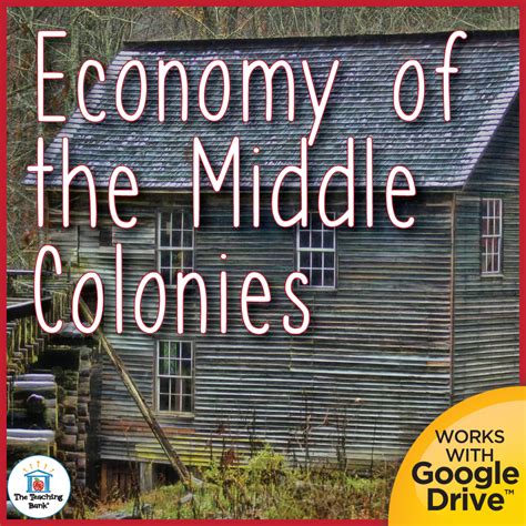 Economy of the Middle Colonies United States History Unit | The ...