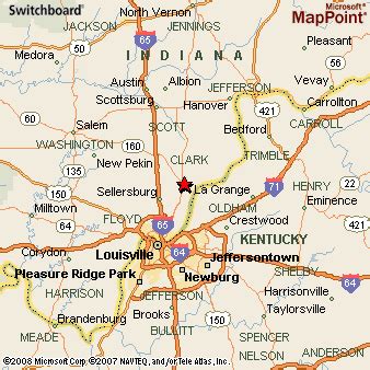 Charlestown, Indiana Area Map & More