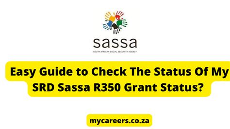 Easy Guide to Check The Status Of My SRD Sassa R350 Grant Status ...