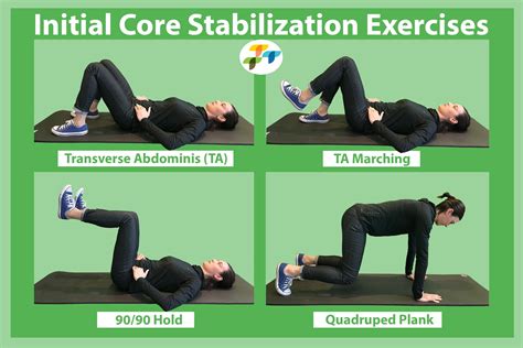 Initial Core Stabilization Exercises | Exercise, Core workout, Core