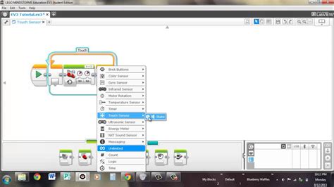 11 - EV3 Programming: Touch Sensor - YouTube