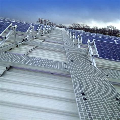 Commercial Solar Panel Roof Mounting Brackets Aluminum Tile Ballasted ...