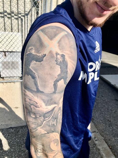 Maple Leafs' Adam Gaudette’s 'Star Wars' tattoos are out of this world