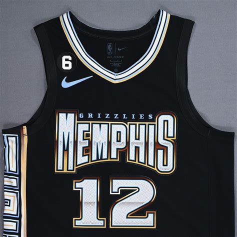 Ja Morant - City Edition Jersey - Recorded a Double-Double | NBA Auctions