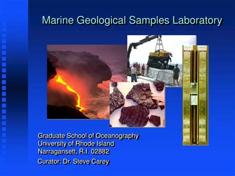 PPT - Marine Geological Samples Laboratory PowerPoint Presentation ...