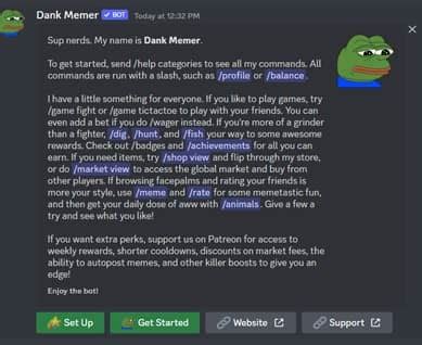 How to Use Dank Memer Discord Bot [Dank Memer Bot Commands] | CyberITHub