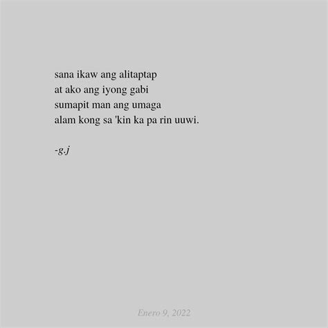 alitaptap | Short romantic quotes, Tagalog love quotes, Be kind to ...