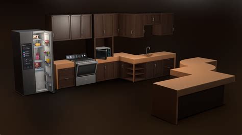 Low Poly Kitchen Assets - The Sims 4 Style - Download Free 3D model by Alex (@littledica ...