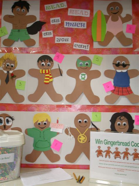 Gingerbread book characters. Guess who they are contest and win a bag of Gingerbread cookies ...