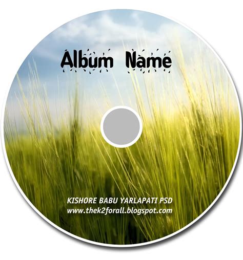 Free Photoshop karizma Album: Free CD Templates with PSD