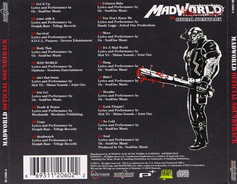 MadWorld: Official Soundtrack « SEGADriven