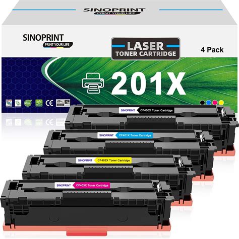 Amazon.com: TCT Premium Compatible Toner Cartridge Replacement for HP 201X CF402X Yellow High ...