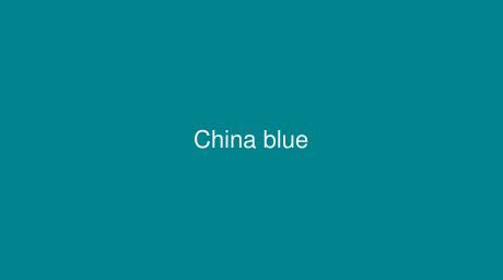 RAL China blue [RAL 210 50 30] Color in RAL Design chart