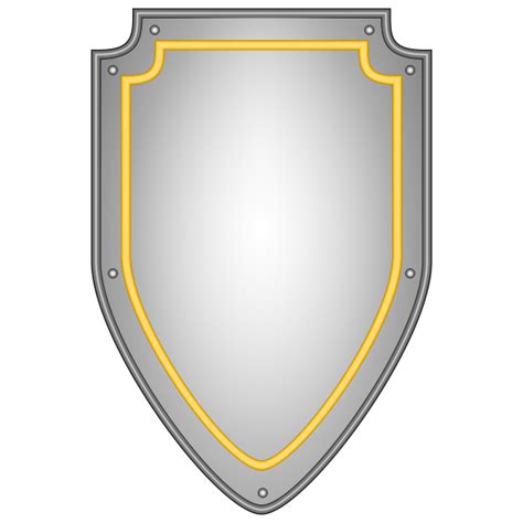 Blank Shield Png Vector - Gudang Gambar Vector PNG