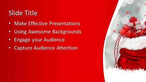 Free Christmas Gift PowerPoint Template - Free PowerPoint Templates