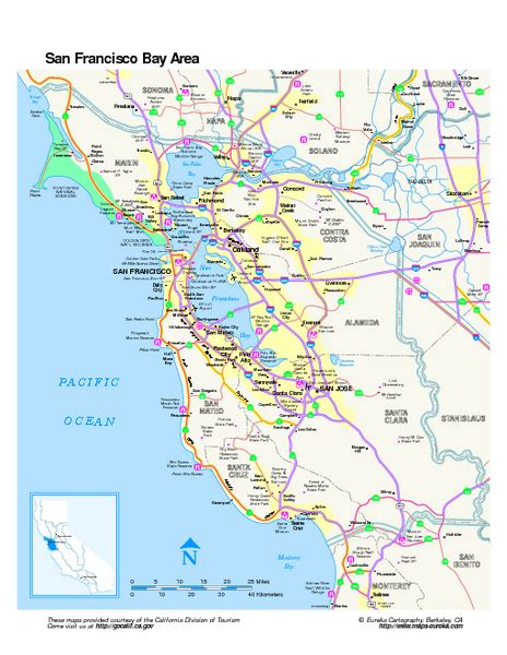 Images and Places, Pictures and Info: san francisco bay area map california