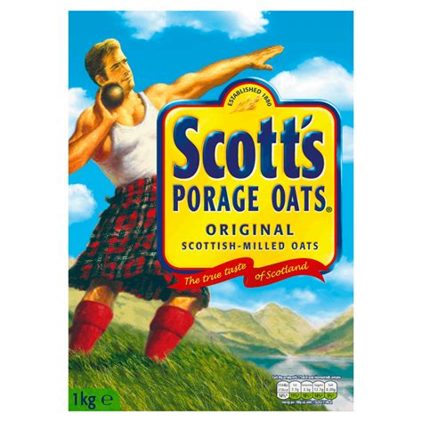 Scott's Porage Original Scottish Porridge Oats 1kg by British Store Online