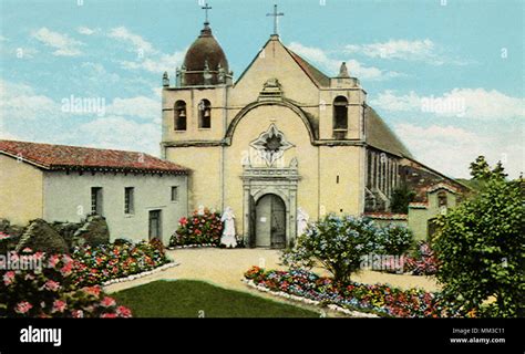 Carmel Mission. Carmel. 1920 Stock Photo - Alamy